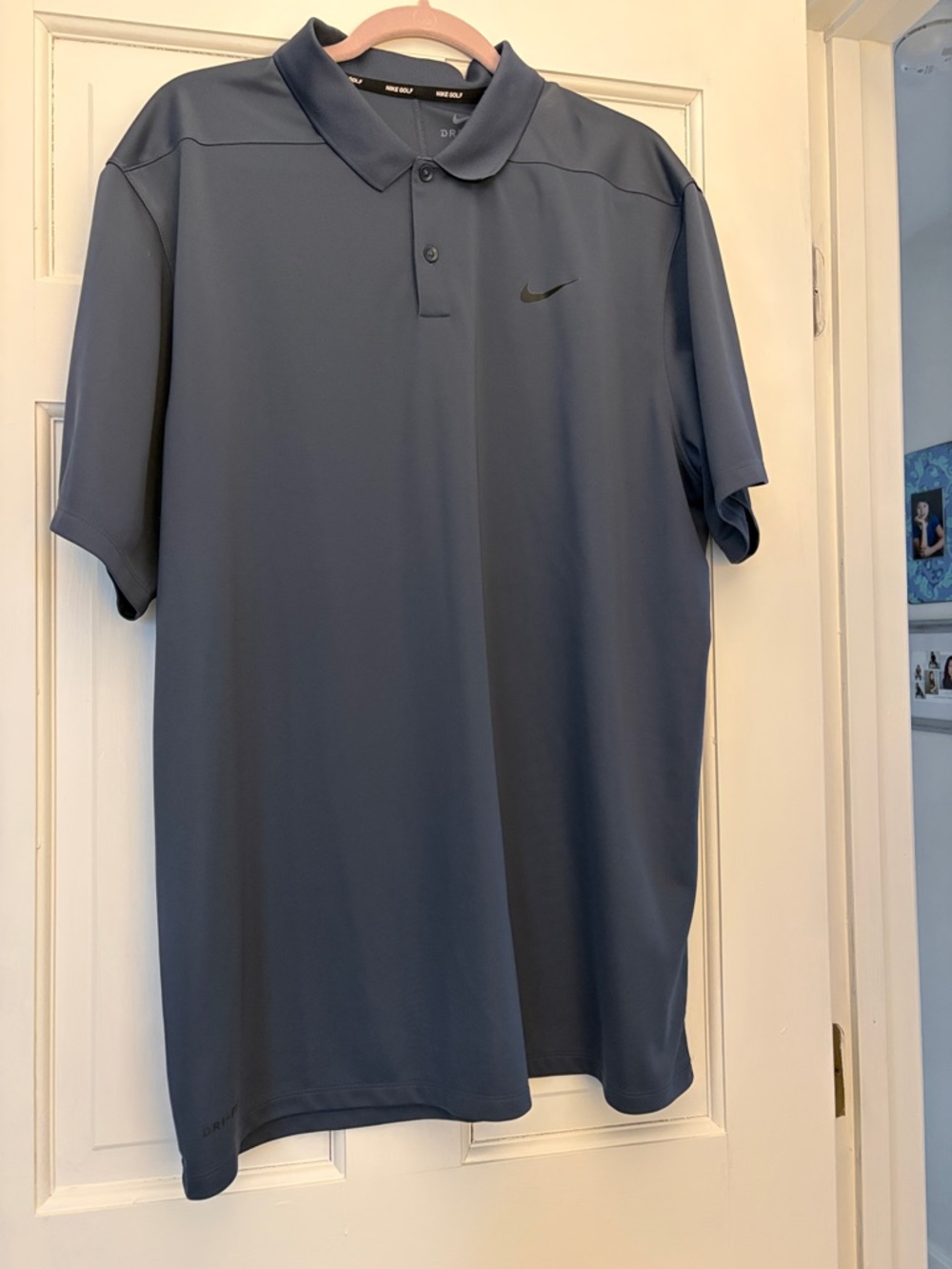 Nike Men's Dark Blue Golf Shirt